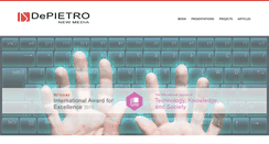 Desktop Screenshot of depietro.com